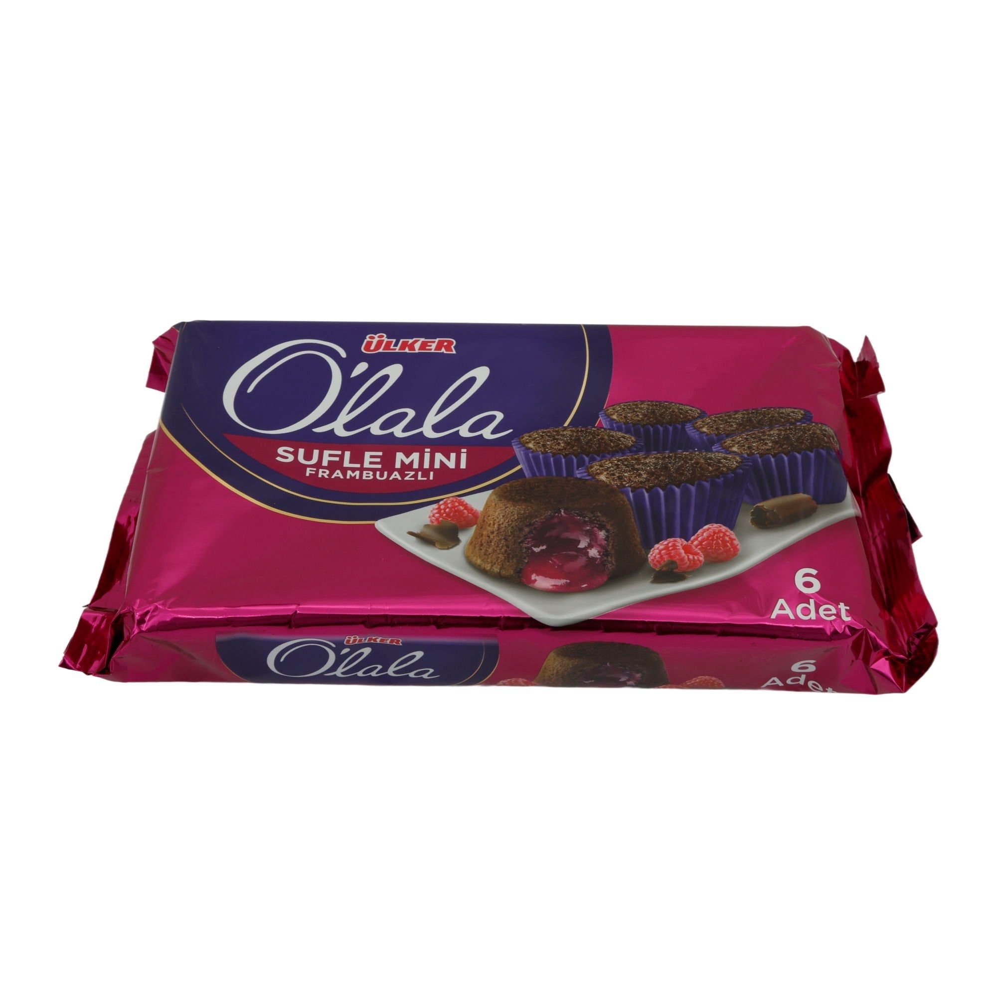 Kekse Ülker | Kekse | Olala Sufle Mini Himbeere | 162 g (6 Stück) UELKER